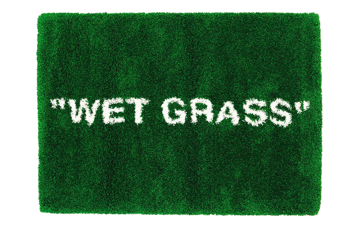 Off White “Wet Grass” Rug