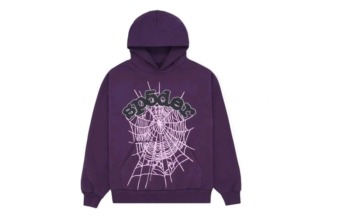 Sp5der Hoodie Purple