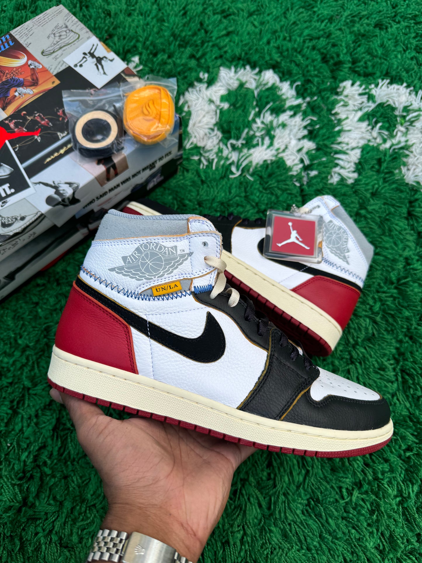 Jordan 1 High Union Black Toe