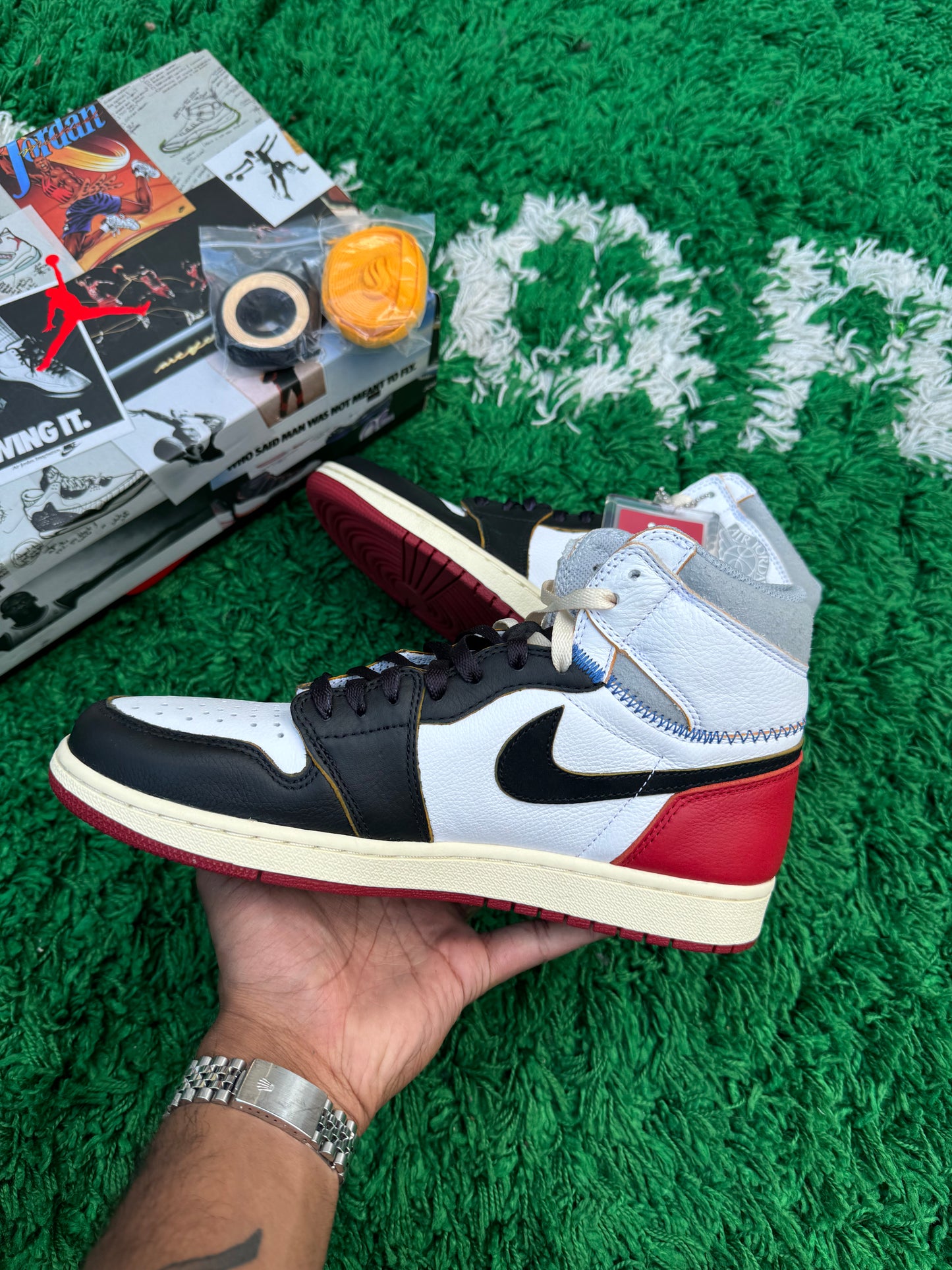 Jordan 1 High Union Black Toe