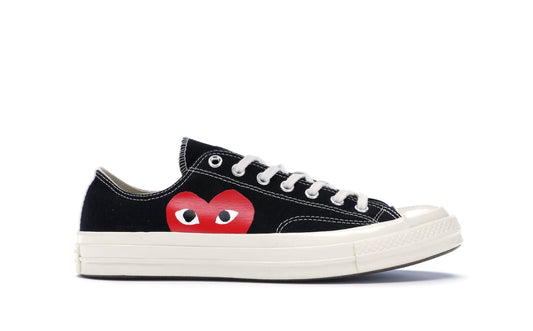 CDG Converse Low Black