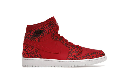 Jordan 1 High Red Elephant Print